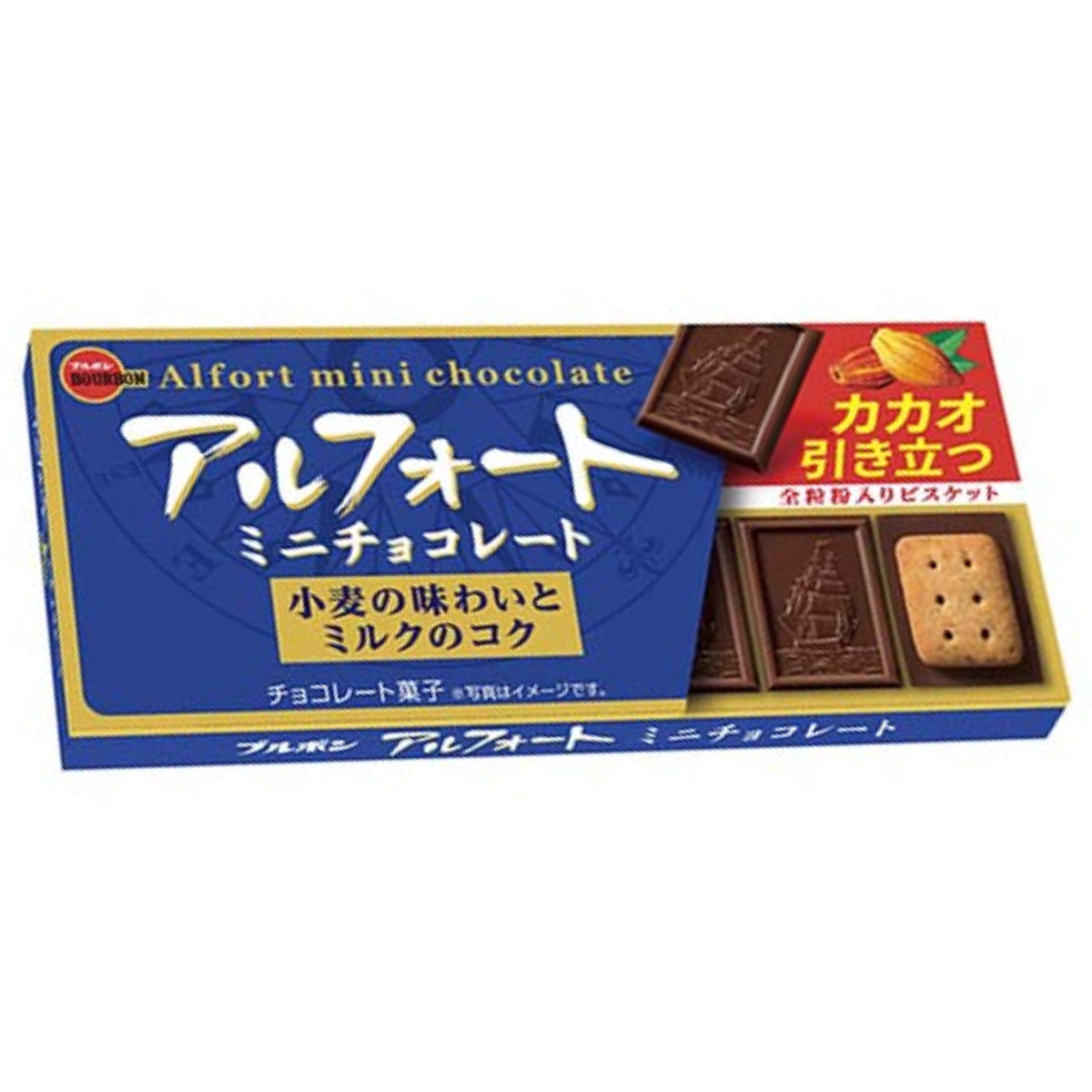 BOURBON Alfort Mini Chocolate & Biscuit 12P