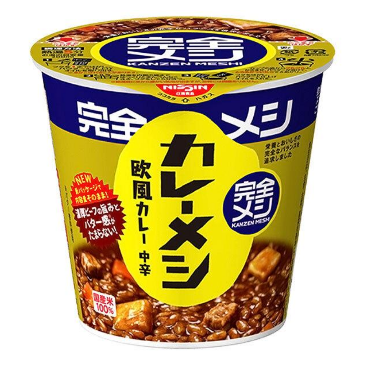 NISSIN KANZEN MEAL Curry-Meshi Rice Instant Curry Rice: European style Curry