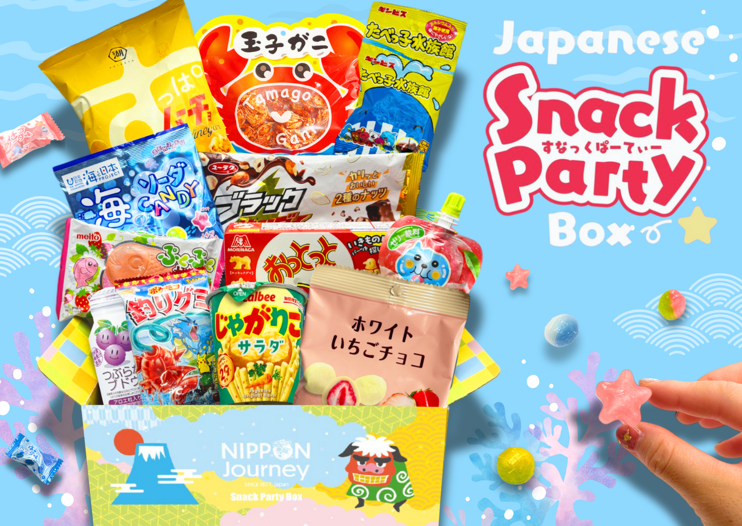Past BOX (August-25) Japanese Snack Party Box