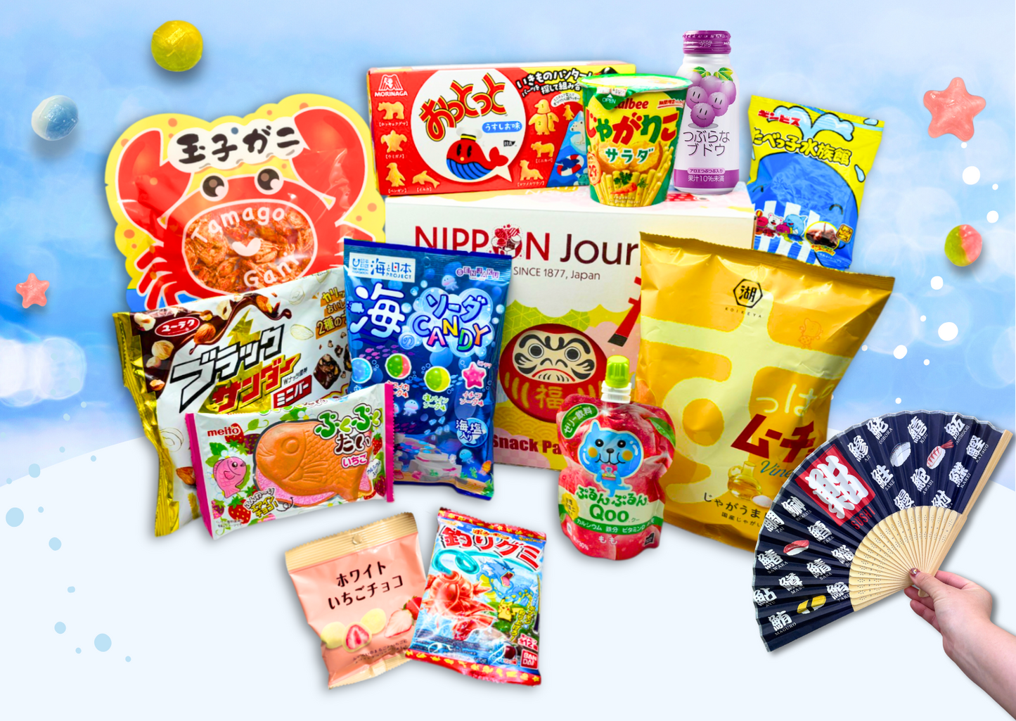 Past BOX (August-25) Japanese Snack Party Box