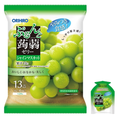 ORIHIRO Konjac Jelly Low Calorie Jelly with Fruit Juice
