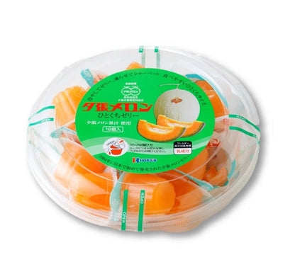 Yubari Melon Jelly Set, featuring luxurious jelly cups made from premium Yubari melon juice, offering a unique sweet and refreshing taste.
