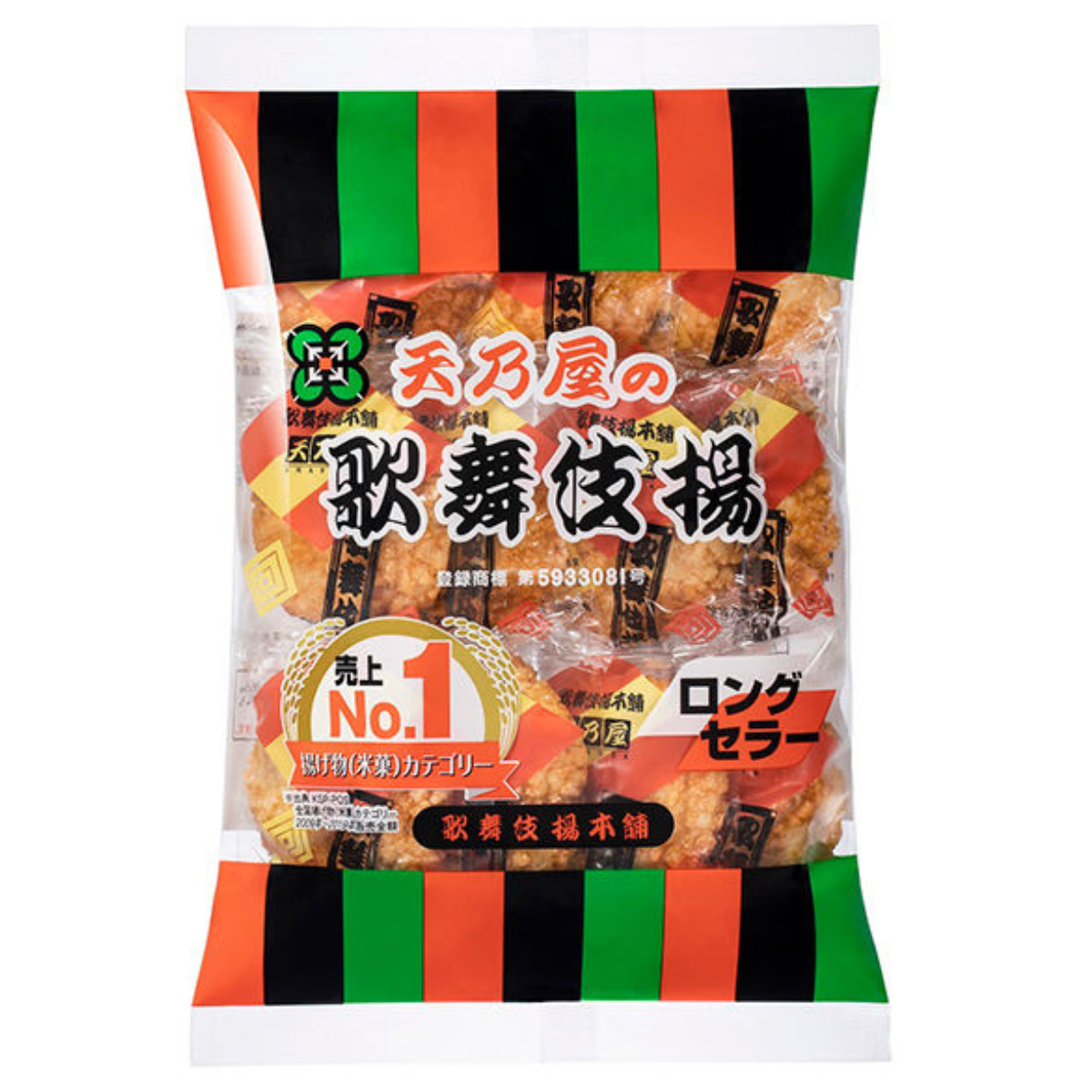 AMANOYA  Kabukiage Rice Cracker 11P - NIPPONJourney