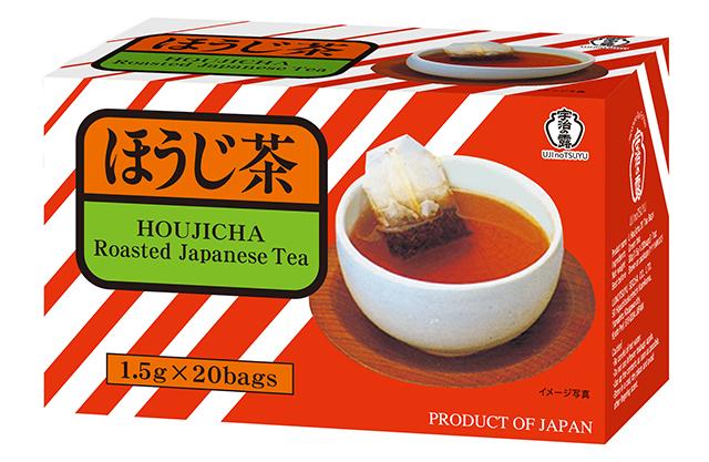UJInoTSUYU Houjicha tea bag box with cup, aluminum packaging for freshness, popular export product, 1.5g x 20 bags from Japan