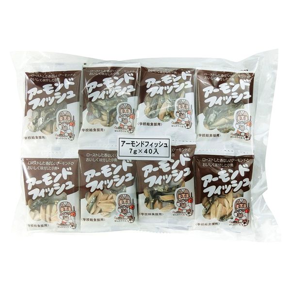 Pack of Almond Fish snacks with calcium-rich small fish and roasted almond slivers, ideal for healthy snacking or with drinks.