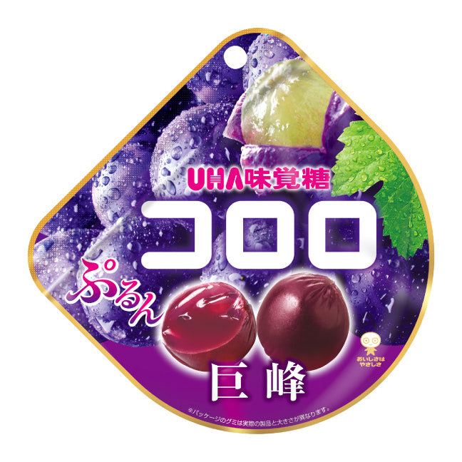 UHA  Cororo Fruit Juice Gummy Candy -Grape - NIPPONJourney