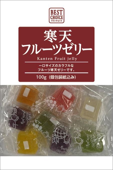 Best Choice Agar Fruit Jelly package with bite-sized colorful jelly assortment