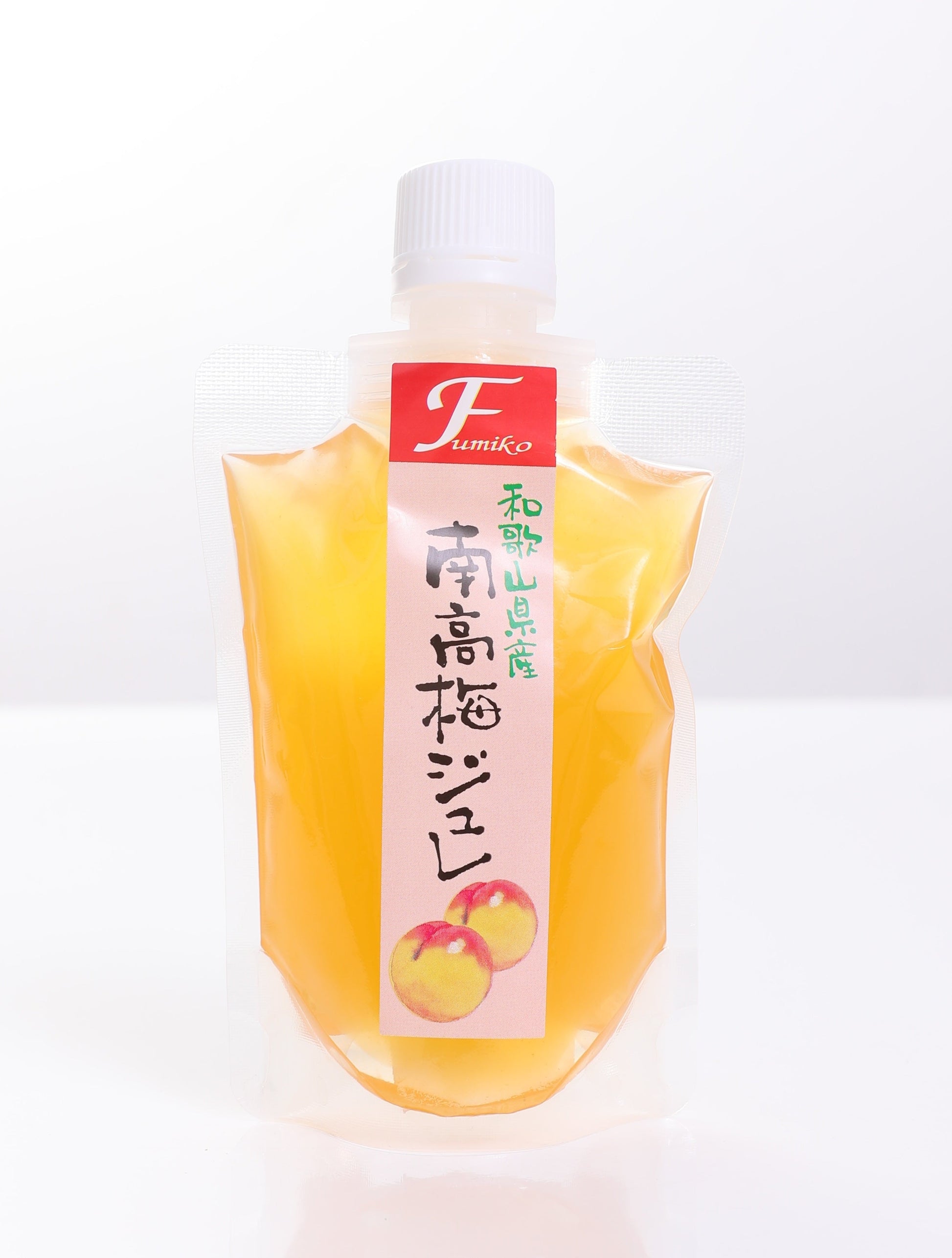 Fumiko Nouen Fruit Jelly Gel in a pouch featuring citrus jabara and onshu-mikan orange flavors with Japanese labeling.
