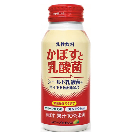 Biting and Lactic Acid Bacteria 190g bottle, lactic drink with kabosu fruit juice, calcium, 10 billion lactic acid bacteria, low-calorie.