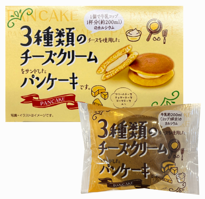 ICHIEI FOODS 3Types of Cheese Cream Pancakes