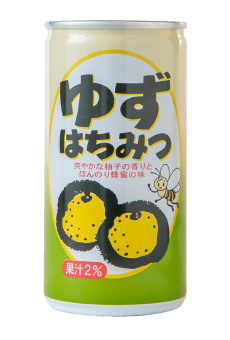 Yuzu Honey Drink Can 190g from Yamaguchi with refreshing aroma, suitable chilled or hot; contains honey, not for children under 1.