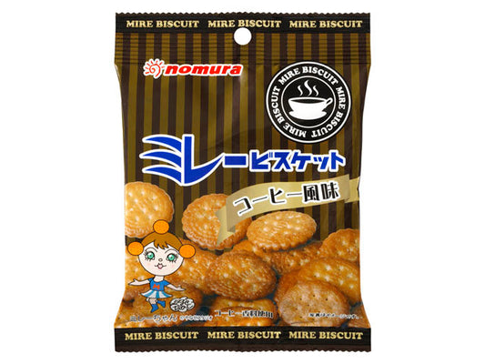 Millet Biscuit package with colorful branding, showcasing crunchy, savory oil-fried cookies with a hint of sweetness and saltiness.